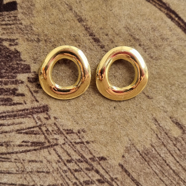 Minimalist Circle Stud Earrings | Everyday Elegance